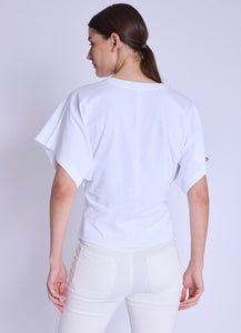 T-shirt EDENA | White kimono T-shirt