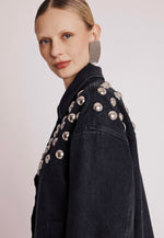 Cargar imagen en el visor de la galería, VIVI jacket | Simple denim jacket
