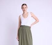 JUMA | Long skirt khaki